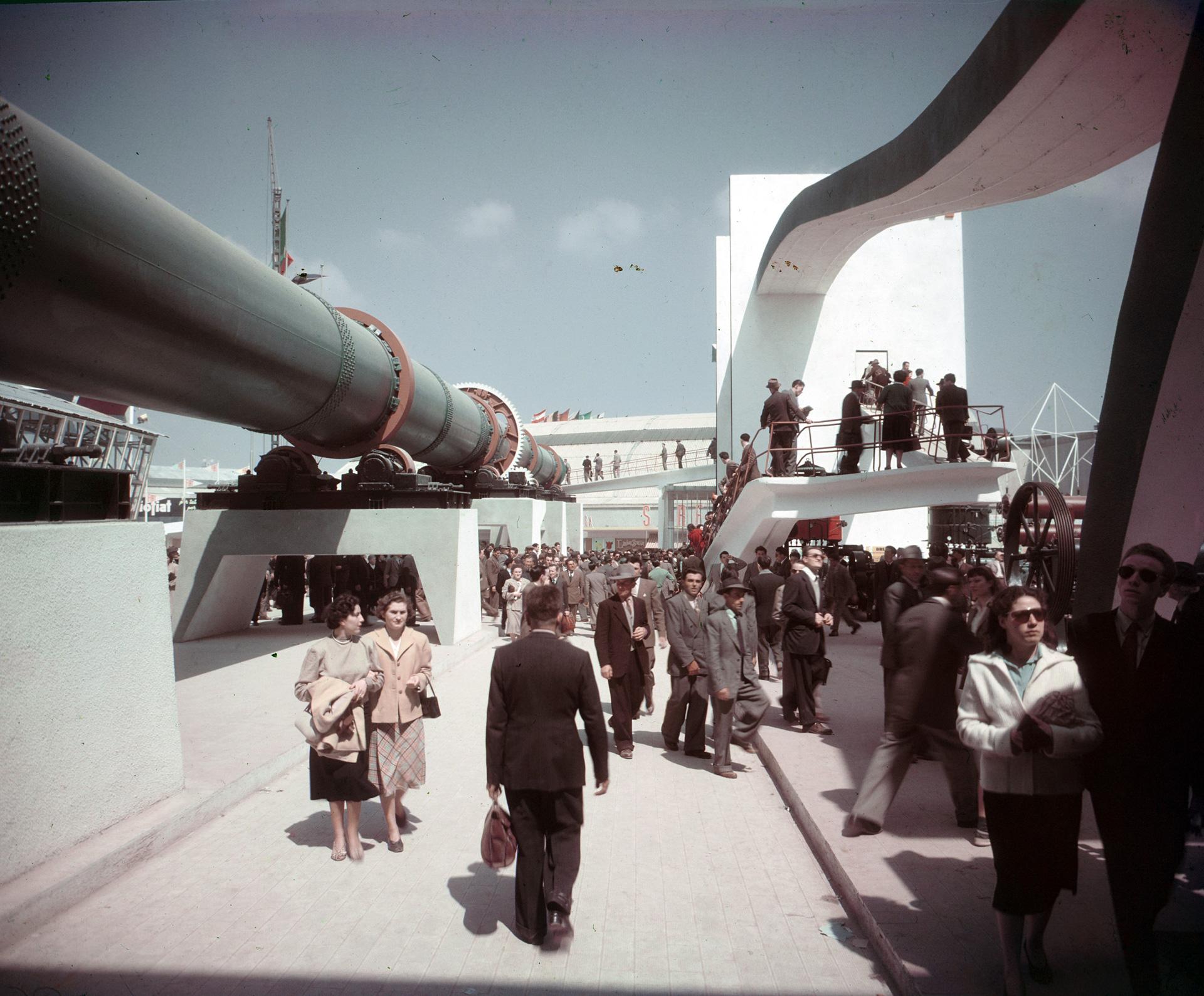 Breda exhibition area at the 1951 Milan Trade Fair