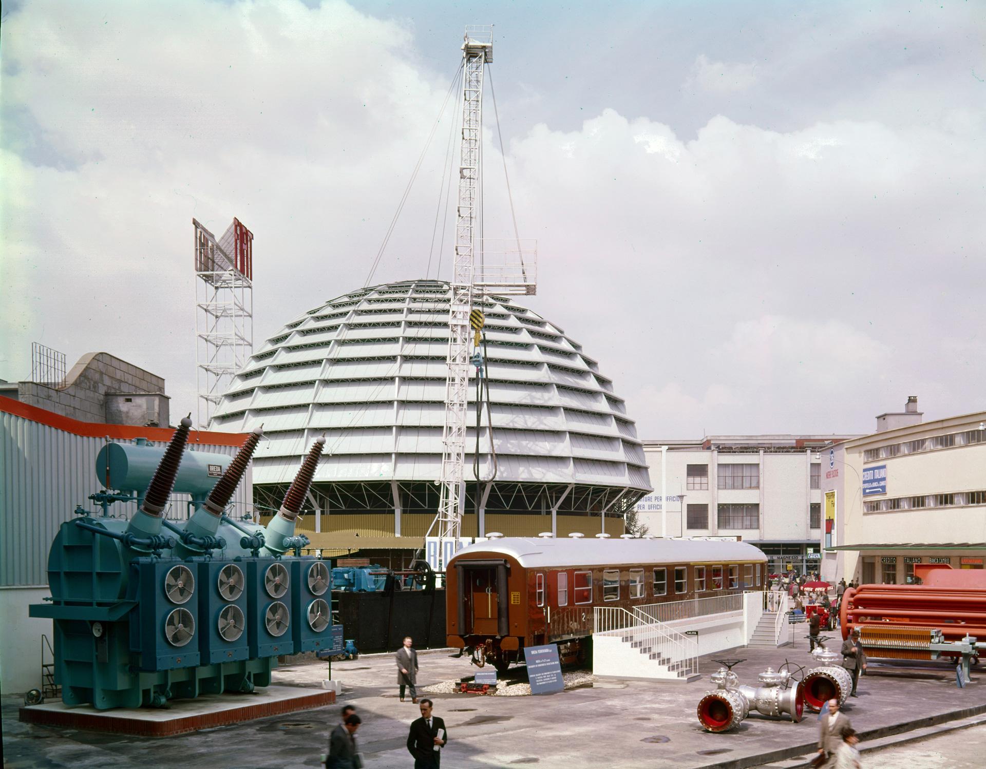 Breda exhibition area at the 1963 Milan Trade Fair